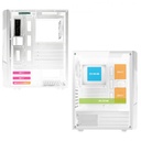 Spirit of gamer számítógépház - clone 3 white (fekete, ablakos, 8x12cm ventilátor, alsó táp,  atx, 1xusb3.0, 2xusb2.0)