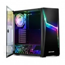 Spirit of gamer számítógépház - clone 4 black (fekete, ablakos, 8x12cm ventilátor, alsó táp,  atx, 1xusb3.0, 2xusb2.0)