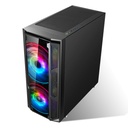 Spirit of gamer számítógépház - ghost 5 rgb (fekete, ablakos, 2x20cm, 4x12cm ventilátor, atx, matx, 2xusb3.0, 1xusb2.0)