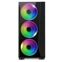 Spirit of gamer számítógépház - ghost iii rgb (fekete, ablakos, 8x12cm ventilátor, atx, matx, 2xusb3.0, 1xusb2.0)