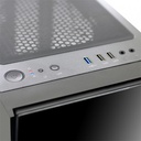 Spirit of gamer számítógépház - ghost iii rgb (fekete, ablakos, 8x12cm ventilátor, atx, matx, 2xusb3.0, 1xusb2.0)