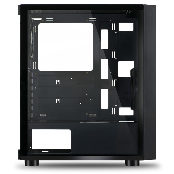 Spirit of gamer számítógépház - ghost one rgb (fekete, ablakos, 2x12cm ventilátor, atx, matx, 2xusb3.0, 1xusb2.0)