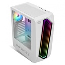 Spirit of gamer számítógépház - infinity white (fekete, ablakos, 8x12cm ventilátor, alsó táp,  atx, 1xusb3.0, 2xusb2.0)