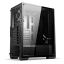 Spirit of gamer számítógépház - rogue v rgb (fekete, ablakos, 8x12cm ventilátor, alsó táp,  atx, 1xusb3.0, 2xusb2.0)
