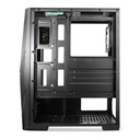 Spirit of gamer számítógépház - rogue v rgb (fekete, ablakos, 8x12cm ventilátor, alsó táp,  atx, 1xusb3.0, 2xusb2.0)