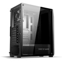 Spirit of gamer számítógépház - rogue vi rgb (fekete, ablakos, 8x12cm ventilátor, alsó táp,  atx, 1xusb3.0, 2xusb2.0)