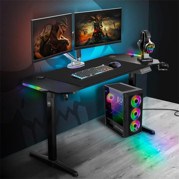 Spirit of gamer számítógépház - rogue vii rgb (fekete, ablakos, 6x12cm ventilátor, alsó táp,  atx, 1xusb3.0, 2xusb2.0)