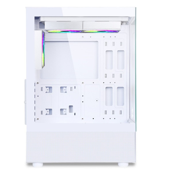 Spirit of gamer számítógépház - spectra arctic (fehér, ablakos, 3x12cm ventilátor, alsó táp,  atx, 1xusb3.0, 2xusb2.0)