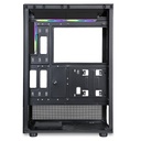 Spirit of gamer számítógépház - spectra black (fekete, ablakos, 3x12cm ventilátor, alsó táp,  atx, 1xusb3.0, 2xusb2.0)