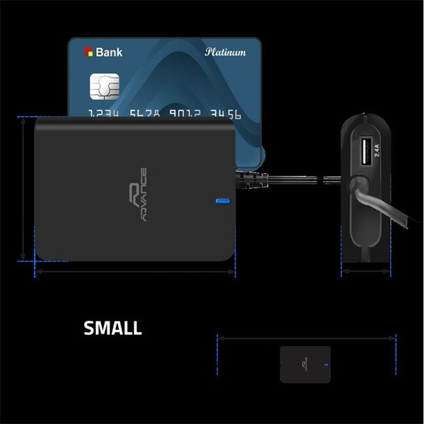 Advance notebook töltő - universal charger for asus laptops (90w, 4 csatlakozó, automata feszültség érzékelés, fekete)