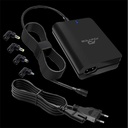 Advance notebook töltő - universal charger for hp laptops (90w, 5 csatlakozó, automata feszültség érzékelés, fekete)