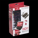 Advance notebook töltő - universal charger for laptops (90w, 9 csatlakozó, automata feszültség érzékelés, lcd, fekete)