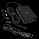 Advance notebook töltő - universal charger for lenovo laptops (90w, 4 csatlakozó, automata feszültség érzékelés, fekete)