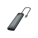 Conceptronic notebook dokkoló - donn06g (usb-c to hdmi+usb-c pd:60w+usb-a+sd/tf+rj-45, fekete)