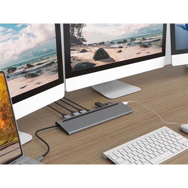 Conceptronic notebook dokkoló - donn17g (usb-c to hdmi/dp/usb-c pd/usb-c data/usb 3.0/usb 2.0/sd/tf/gbe/aux)