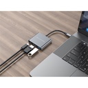 Conceptronic notebook dokkoló - donn18g (usb-c to hdmi/usb-c pd/usb 3.0)