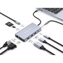 Conceptronic notebook dokkoló - donn20g (usb-c to hdmi/vga/usb-c pd/usb 3.0/sd/tf/gbe/aux)