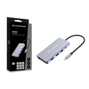 Conceptronic notebook dokkoló - donn20g (usb-c to hdmi/vga/usb-c pd/usb 3.0/sd/tf/gbe/aux)