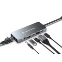Conceptronic notebook dokkoló - donn22g (usb-c/usb4 to hdmi/2.5gbe/usb-c pd/usb-c 10gbps/usb-a 10gbps/audio)