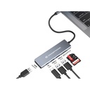 Conceptronic notebook dokkoló - donn23g (usb-c to hdmi/usb-c pd/usb 3.0/sd/tf)