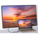 Conceptronic notebook dokkoló - donn23g (usb-c to hdmi/usb-c pd/usb 3.0/sd/tf)