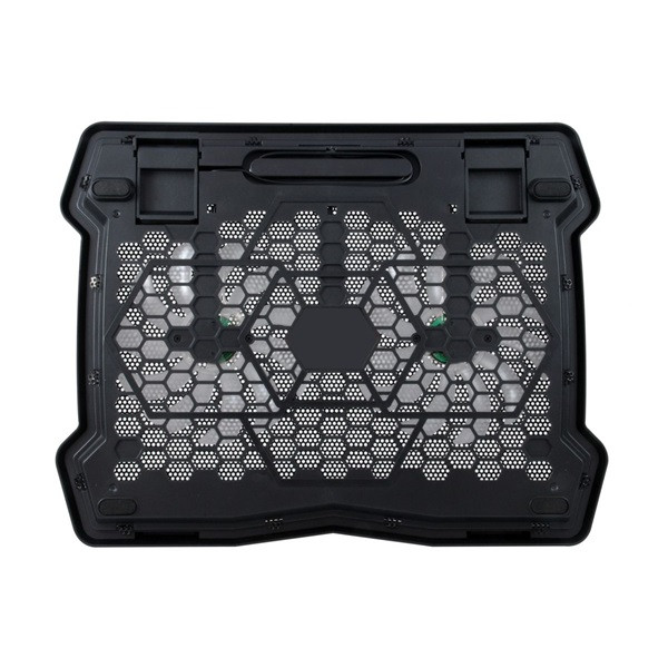 Conceptronic notebook hűtőpad 15,6"-ig - thana06b (usb, 2x12,5cm, állítható magasság, csúszásmentes, fekete)