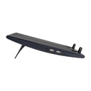 Conceptronic notebook hűtőpad 17"-ig - thana02b (usb, 2x12,5cm, állítható magasság, csúszásmentes, fekete)