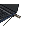 Conceptronic notebook kábelzár - custodio01bn  (számzáras, nano security slot, 1,8m)