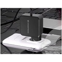 Conceptronic univerzális töltő adapter - ozul04be (usb-c, 67w, 3,3-21v, fekete, 1,8m)