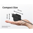 Conceptronic univerzális töltő adapter - ozul04be (usb-c, 67w, 3,3-21v, fekete, 1,8m)