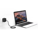 Conceptronic univerzális töltő adapter - ozul05be (usb-c, 100w, 3,3-21v, fekete, 1,8m)