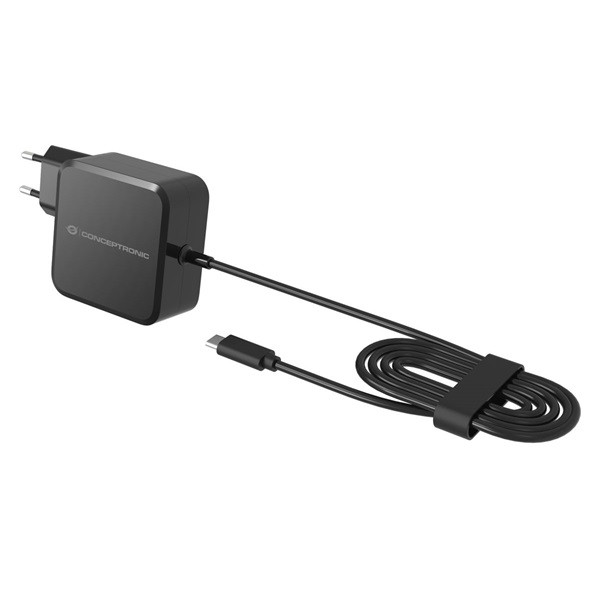 Conceptronic univerzális töltő adapter - ozul05be (usb-c, 100w, 3,3-21v, fekete, 1,8m)