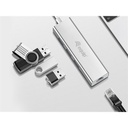 Equip multifunkciós átalakító - 133481 (bemenet: usb-c, kimenet: 3x usb3.0/rj45(gigabit))