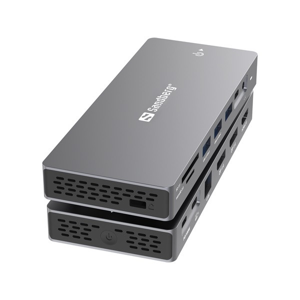 Sandberg notebook dokkoló - usb-c 13in1 dockingstation pro
