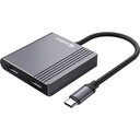 Sandberg notebook dokkoló - usb-c dock 2xhdmi+usb+pd (bemenet: usb-c; kimenet: 2xhdmi+usb-a3.0+usb-c)