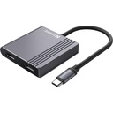 Sandberg notebook dokkoló - usb-c dock 2xhdmi+usb+pd (bemenet: usb-c; kimenet: 2xhdmi+usb-a3.0+usb-c)