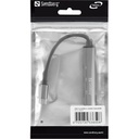 Sandberg notebook dokkoló - usb-c to 3xusb-a+2xusb-c saver