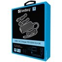 Sandberg univerzális töltő adapter - usb-c ac charger pd100w eu+uk