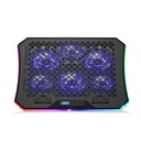 Spirit of gamer notebook hűtőpad 17"-ig - airblade 1200 rgb (18db; max. 79 m3/h; 3x11cm+3x70cm, rgb led, 2xusb2.0)