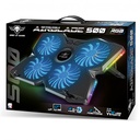 Spirit of gamer notebook hűtőpad 17"-ig - airblade 500 rgb (25db; 4x12cm, rgb, 2xusb2.0)