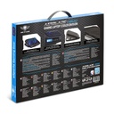 Spirit of gamer notebook hűtőpad 17"-ig - airblade 600 blue (15db; max. 95,14 m3/h; 2x12cm, led, 2xusb2.0)