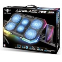 Spirit of gamer notebook hűtőpad 17"-ig - airblade 700 rgb (29db; max. 180 m3/h; 4x10cm+2x7cm, rgb led, 2xusb2.0)