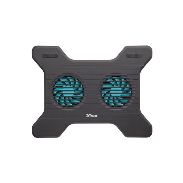 Trust notebook hűtő pad - xstream breeze (állítható dőlésszög; usb-ről működő 2x ventilátor; fekete)