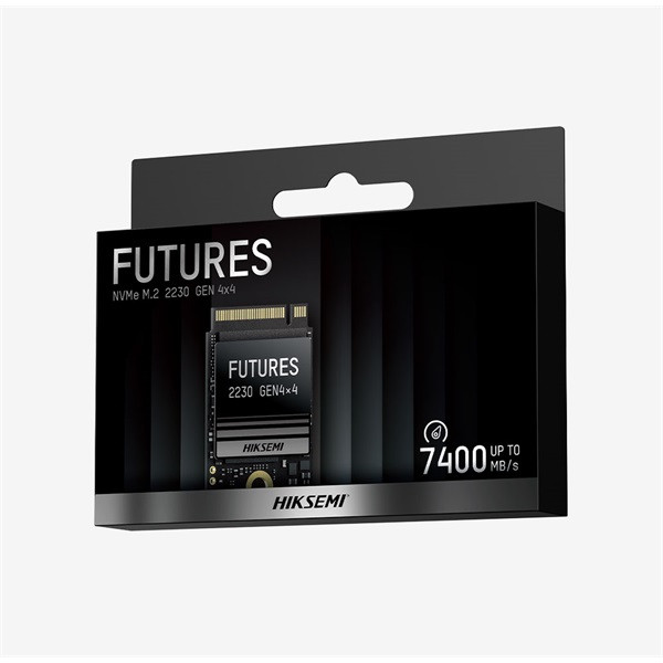 Hikvision hiksemi ssd 1tb - futures (3d tlc, m.2 2230 pcie gen 4x4, nvme, r:7400 mb/s, w:6730 mb/s)