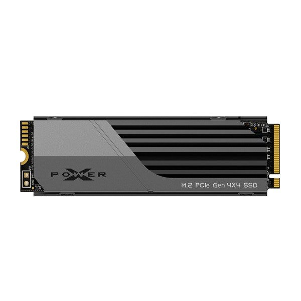 Silicon power ssd - 1tb xs70 (r:7300mb/s; w:6800 mb/s, nvme 1.4 támogatás, m.2 pcie gen 4x4, hűtőbordás)