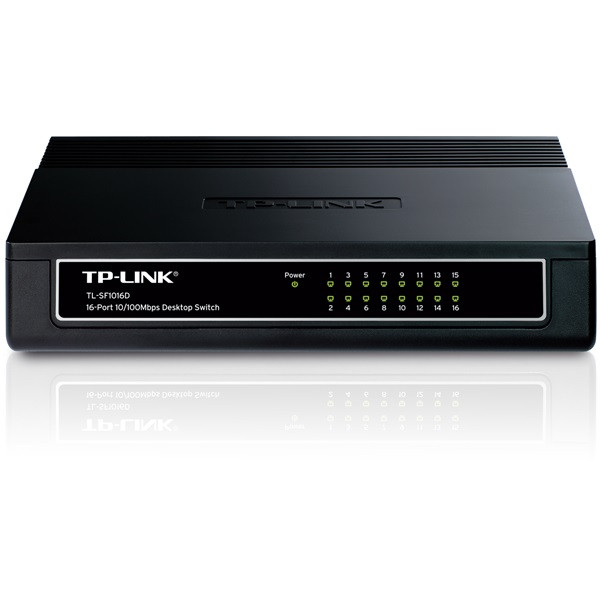 Tp-link switch  - tl-sf1016d (16 port, 100mbps)