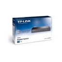 Tp-link switch  - tl-sg1008 (8 port, 1000mbps; fém ház, rackbe szerelhető)