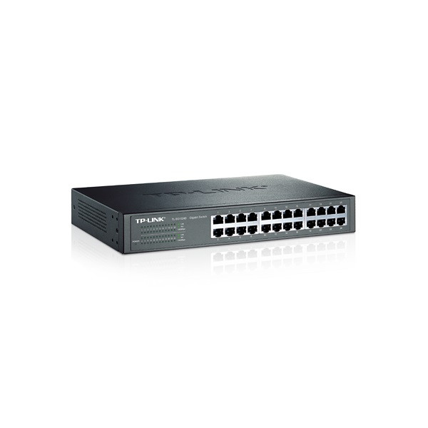 Tp-link switch  - tl-sg1024d (24 port, 1000mbps; fém ház)