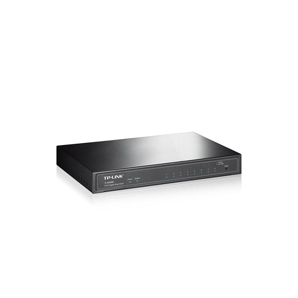 Tp-link switch smart - tl-sg2008 (l2; 8 port; 1gbps)
