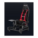 Next level racing szimulátor cockpit - flight seat pro boeing military edition (ülés; tartó konzolok)